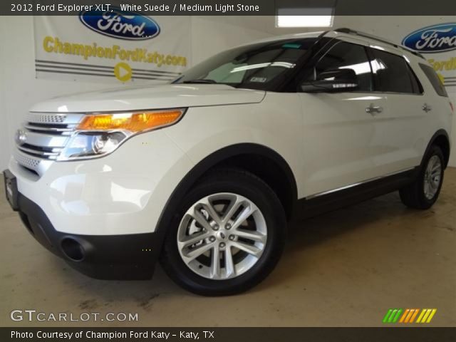 2012 Ford Explorer XLT in White Suede