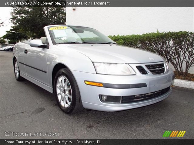 2004 Saab 9-3 Arc Convertible in Silver Metallic