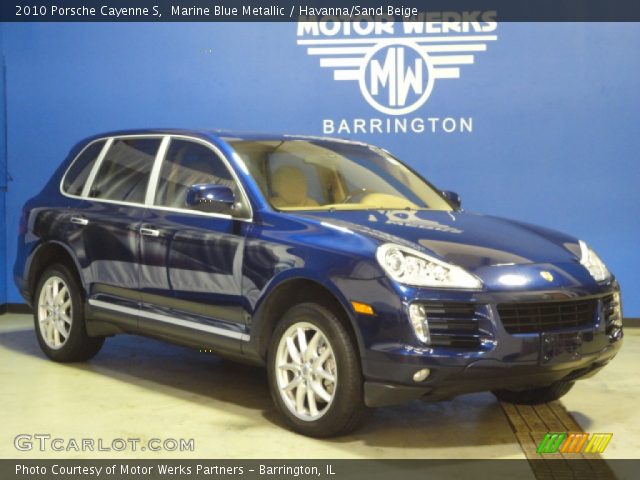 2010 Porsche Cayenne S in Marine Blue Metallic