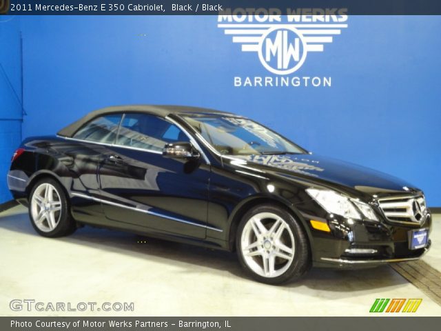 2011 Mercedes-Benz E 350 Cabriolet in Black