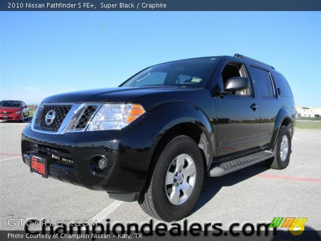 2010 Nissan Pathfinder S FE+ in Super Black