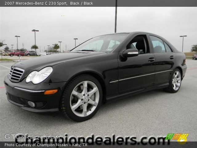 2007 Mercedes-Benz C 230 Sport in Black