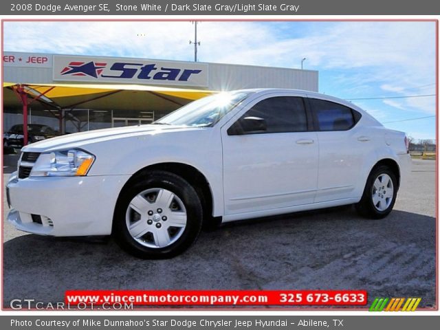 2008 Dodge Avenger SE in Stone White