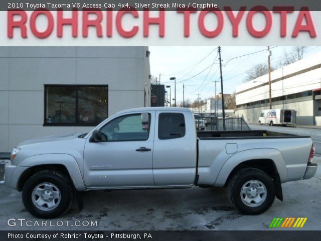 2010 Toyota Tacoma V6 Access Cab 4x4 in Silver Streak Mica