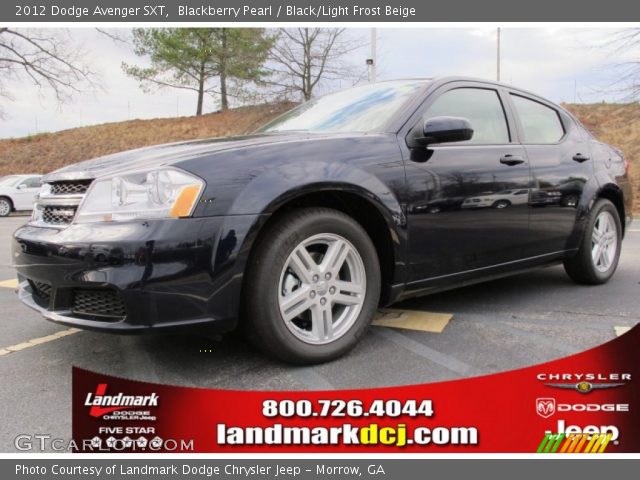 2012 Dodge Avenger SXT in Blackberry Pearl