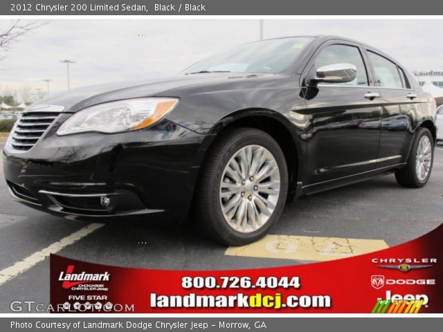 2012 Chrysler 200 Limited Sedan in Black