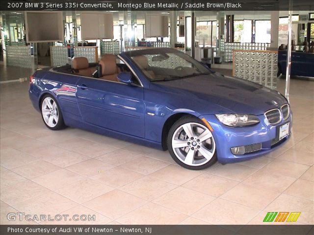 2007 BMW 3 Series 335i Convertible in Montego Blue Metallic