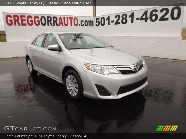 2012 Toyota Camry LE in Classic Silver Metallic