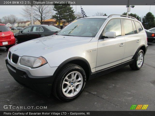 2004 BMW X3 2.5i in Titanium Silver Metallic