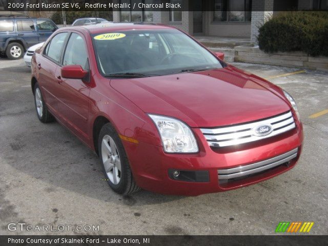 2009 Ford Fusion SE V6 in Redfire Metallic