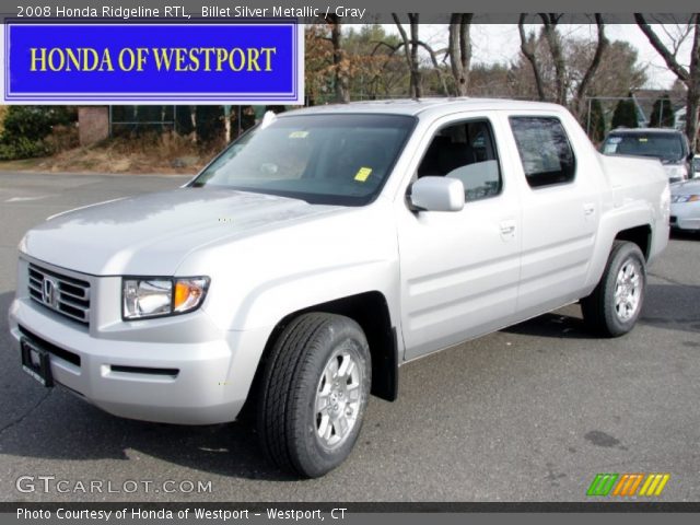 2008 Honda Ridgeline RTL in Billet Silver Metallic
