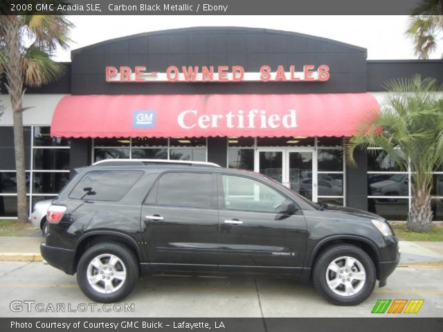 2008 GMC Acadia SLE in Carbon Black Metallic
