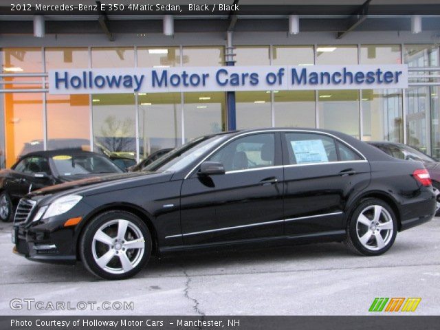 2012 Mercedes-Benz E 350 4Matic Sedan in Black