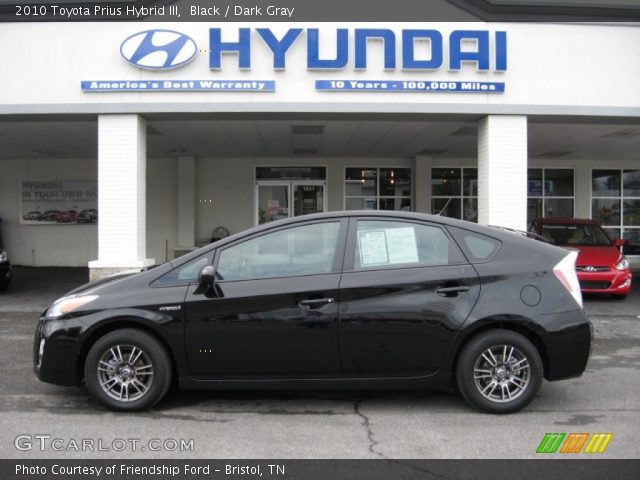 2010 Toyota Prius Hybrid III in Black