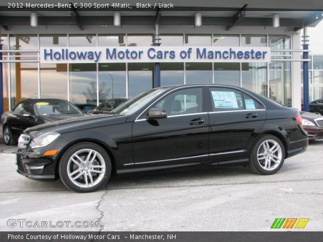 2012 Mercedes-Benz C 300 Sport 4Matic in Black