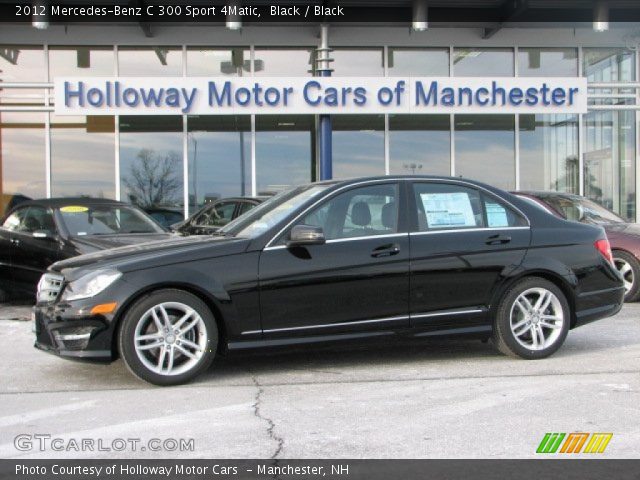 2012 Mercedes-Benz C 300 Sport 4Matic in Black