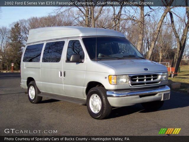 2002 Ford E Series Van E350 Passenger Conversion in Silver Metallic