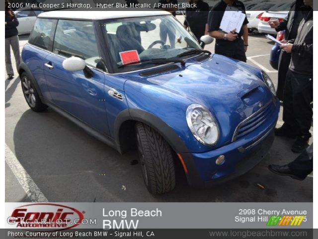 2006 Mini Cooper S Hardtop in Hyper Blue Metallic