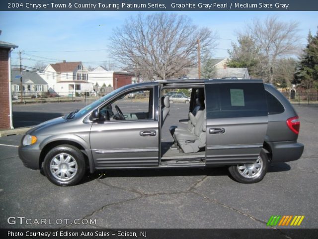 2004 Chrysler Town & Country Touring Platinum Series in Graphite Gray Pearl