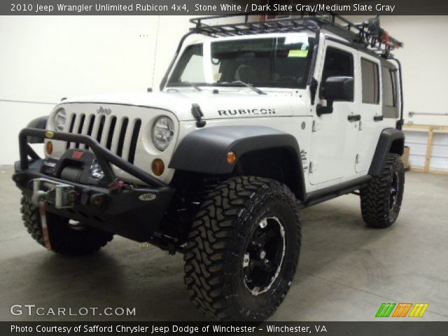 2010 Jeep Wrangler Unlimited Rubicon 4x4 in Stone White