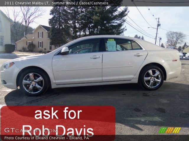 2011 Chevrolet Malibu LT in Summit White