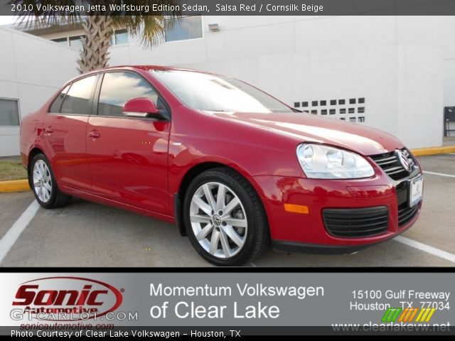 2010 Volkswagen Jetta Wolfsburg Edition Sedan in Salsa Red