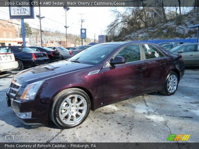 2009 Cadillac CTS 4 AWD Sedan in Black Cherry