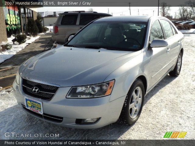 2007 Hyundai Sonata SE V6 in Bright Silver
