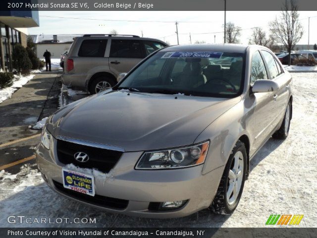 2007 Hyundai Sonata SE V6 in Golden Beige