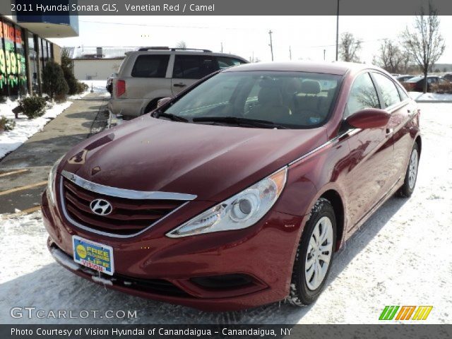 2011 Hyundai Sonata GLS in Venetian Red