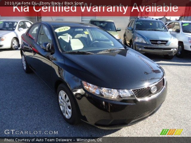 2010 Kia Forte EX in Ebony Black
