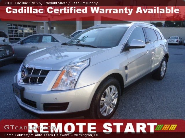 2010 Cadillac SRX V6 in Radiant Silver