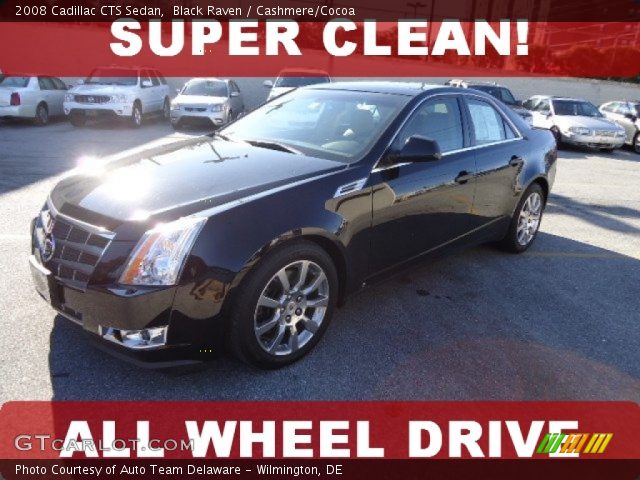 2008 Cadillac CTS Sedan in Black Raven