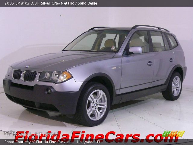 2005 BMW X3 3.0i in Silver Gray Metallic