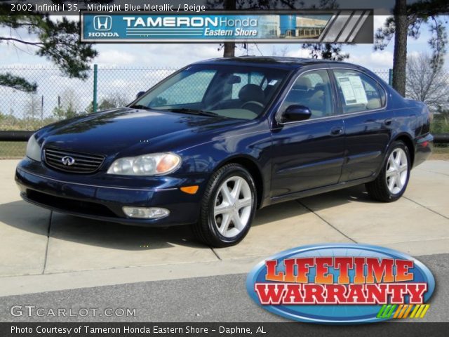 2002 Infiniti I 35 in Midnight Blue Metallic