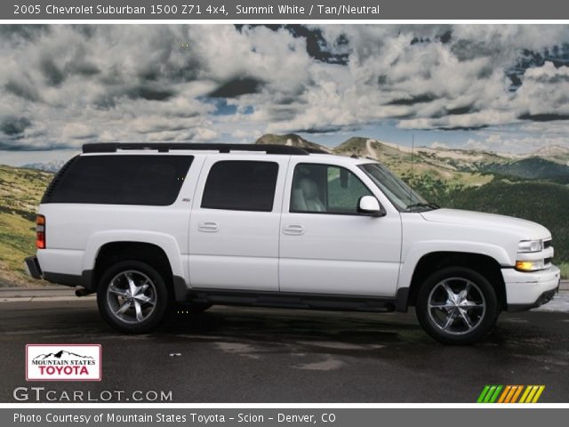 2005 Chevrolet Suburban 1500 Z71 4x4 in Summit White