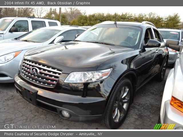 2004 Infiniti FX 45 AWD in Black Obsidian