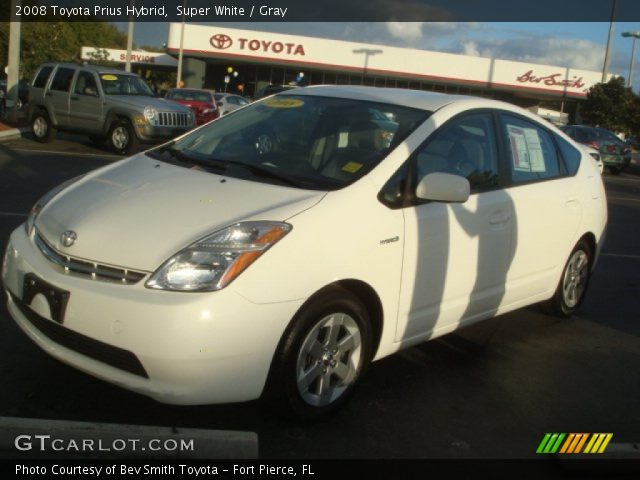 2008 Toyota Prius Hybrid in Super White