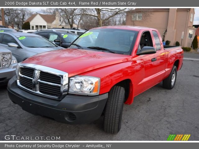2006 Dodge Dakota SLT Club Cab 4x4 in Flame Red