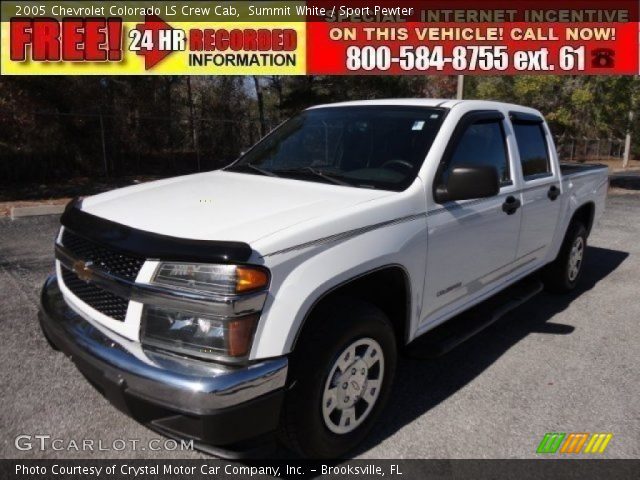 2005 Chevrolet Colorado LS Crew Cab in Summit White