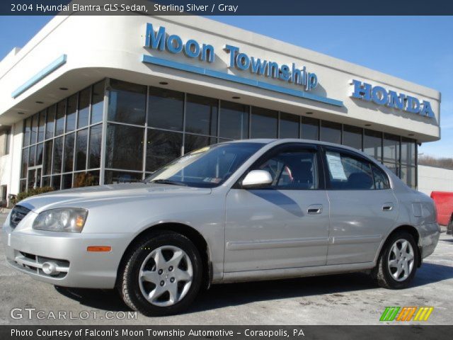 2004 Hyundai Elantra GLS Sedan in Sterling Silver