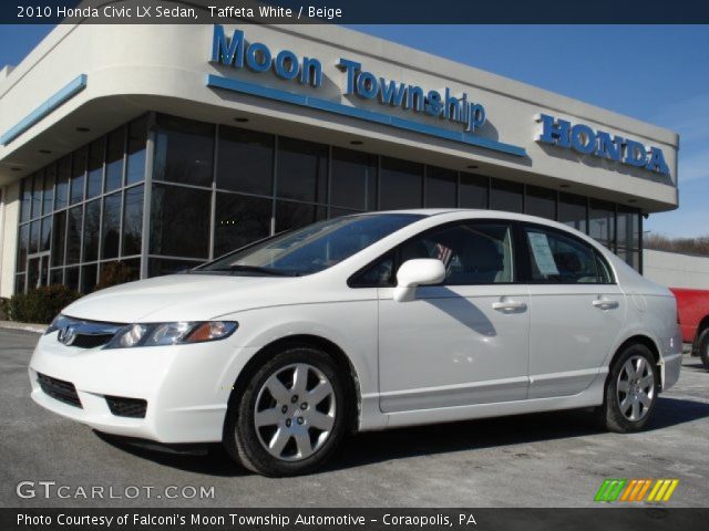 2010 Honda Civic LX Sedan in Taffeta White