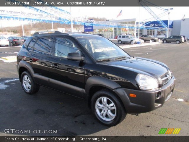 2006 Hyundai Tucson GLS V6 4x4 in Obsidian Black