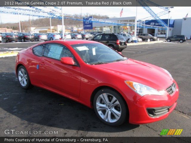 2012 Hyundai Genesis Coupe 2.0T Premium in Tsukuba Red