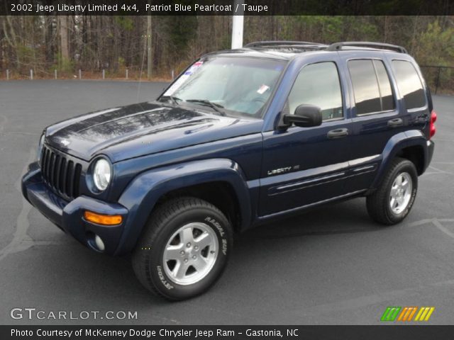 2002 Jeep Liberty Limited 4x4 in Patriot Blue Pearlcoat