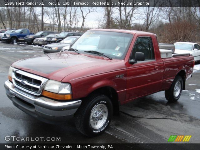 1998 Ford Ranger XLT Regular Cab in Toreador Red Metallic
