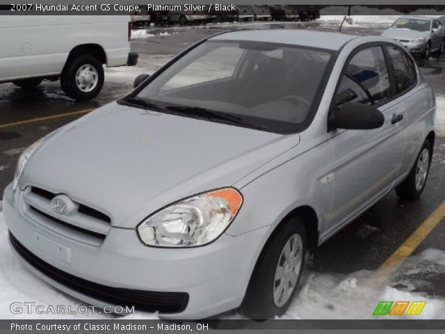 2007 Hyundai Accent GS Coupe in Platinum Silver
