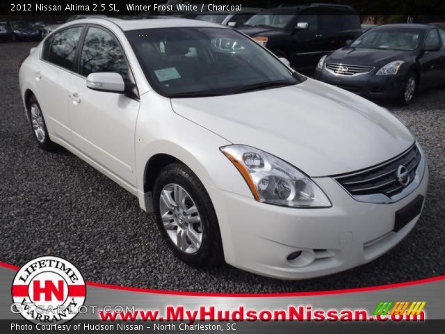 2012 Nissan Altima 2.5 SL in Winter Frost White