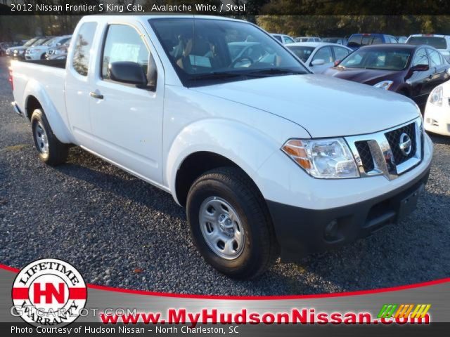 2012 Nissan Frontier S King Cab in Avalanche White
