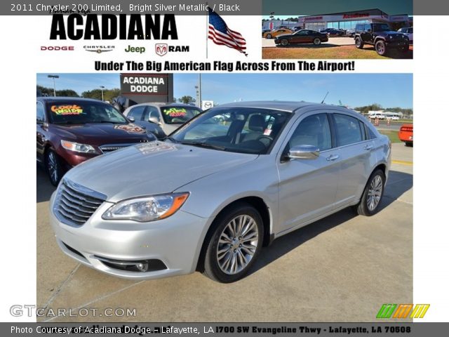 2011 Chrysler 200 Limited in Bright Silver Metallic